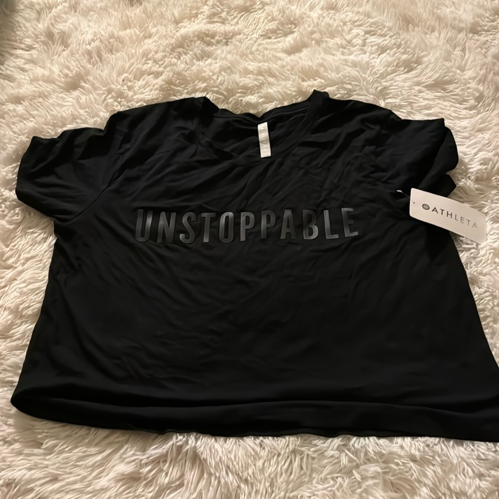 Athlete's unstoppable tee